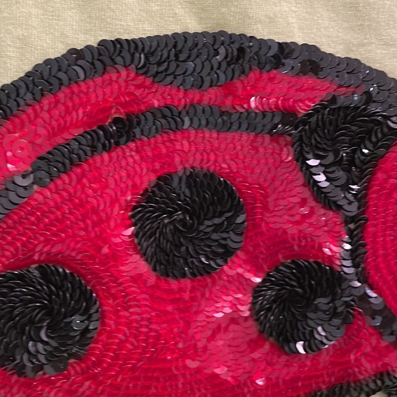 Ladybug sequin top. Women’s XS 🐞 - Picture 5 of 9